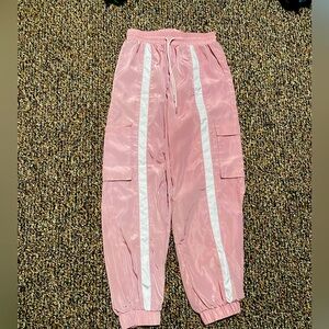 Swishy cargo pants